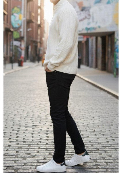 Loken Tam Fermuarlı Dik Yaka Kalın Erkek Hırka modelleri