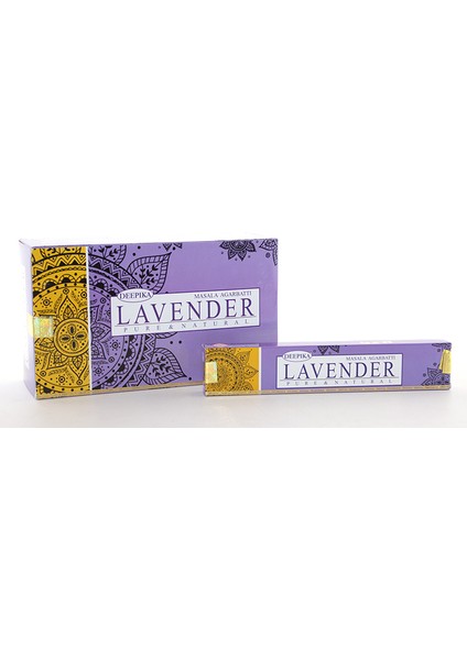 Deepika Lavender Aromalı Çubuk Tütsü
