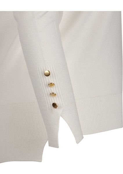 Minimalist Kadın Kazak - Uzun Kol Yuvarlak Yaka Günlük fiyatları