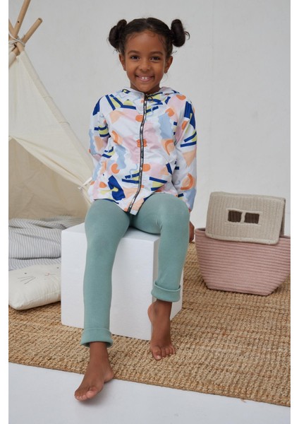 Çocuk Pamuklu Tayt Pantolon Yeşil modelleri