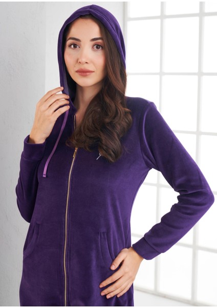 Kadın Kadife Elbise - 45209