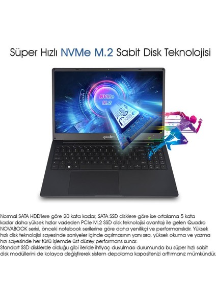 Novabook IN16-1650P-CS Ci5 1035G7 16GB 512GB 15.6" Freedos Notebook fiyatları