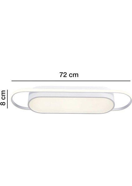 Modern LED Avize Plafonyer Üç Renkli Beyaz fiyatları