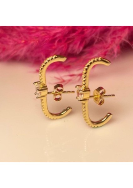 Zirkon Taşlı Kalp Küpe fırsatları