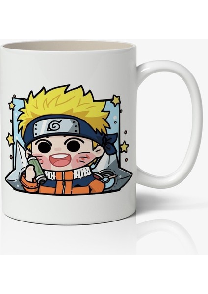 Naruto Uzumaki Naruto Anime Avatar Temalı Beyaz Kupa Bardak Sevgiliye Arkadaşa Hediye
