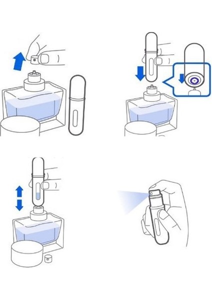 Cep Parfüm Şişesi 5ml (5264) fırsatları