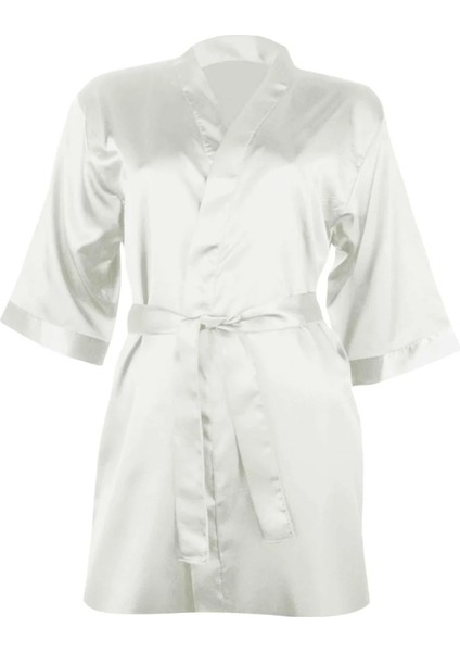 Kadın Saten Belden Bağlamalı Sabahlık LL.N1.I0.LA.002