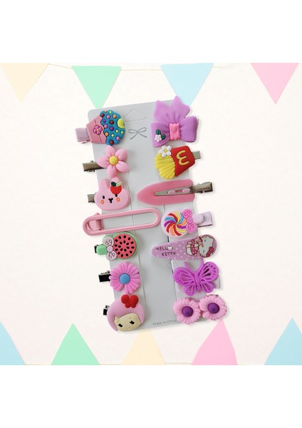 Disney Hello Kitty Figürlü 14’lü Kız Çocuk Toka Seti – Sevimli Pembe Saç Aksesuarları fiyatları