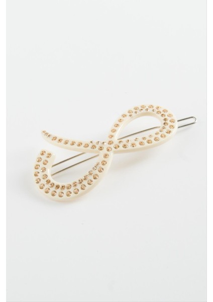 Sonsuzluk Taşlı Klipsli Toka