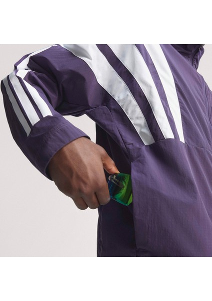 Adizero Nyc Erkek Mor Koşu Rüzgarlığı.-