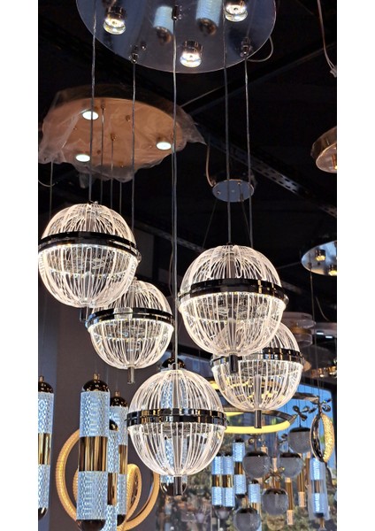 Üç Renk Kumandalı LED Sarkıt Avize fiyatları