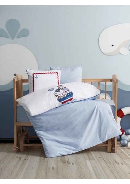 Punch Nakışlı Bebek Nevresim Takımı Miniyo