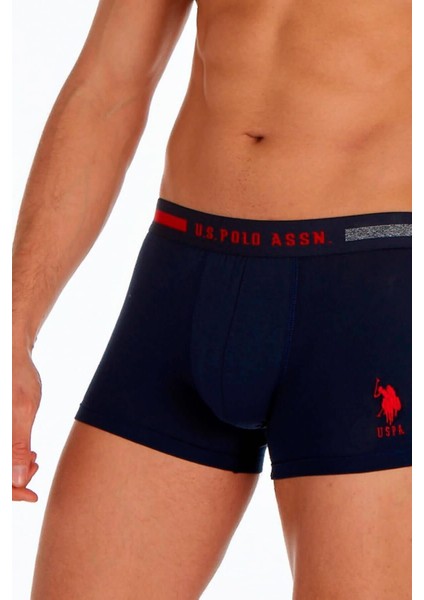 Erkek Lacivert Gri Melanj Beyaz 3'lü Boxer 80155 modelleri