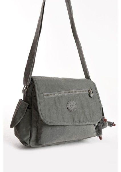 Lüks Figürlü Gösterişli Bol Bölmeli Çapraz Çanta