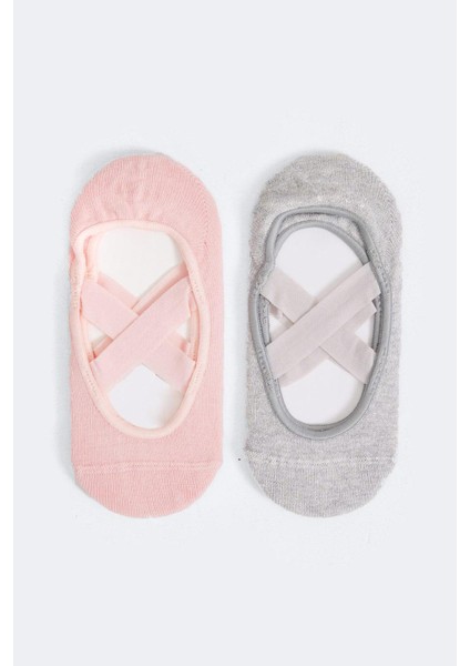 2'li Paket Asta Yoga Pilates Çocuk Görünmez Çorap modelleri