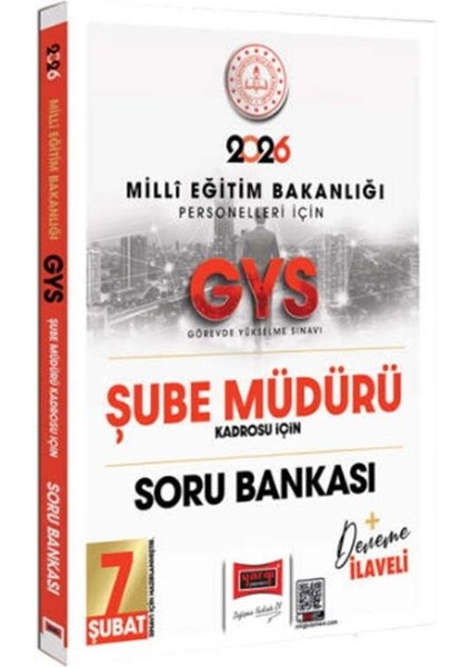Yargı Yayınları 2026 Meb Personelleri Için Gys Şube Müdürü Kadrosu Için Deneme Ilaveli Soru Bankası