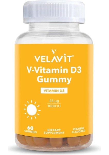 V-Vitamin D3 Gummy 60 Gummies