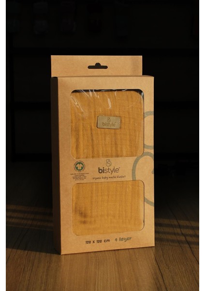 Müslin Battaniye 120X120 cm 70101 Hardal indirimleri