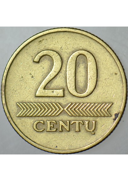 Litvanya 20 Centu 1997 Bu Tipin Basılmaya Başlandığı Ilk Yıl. modelleri