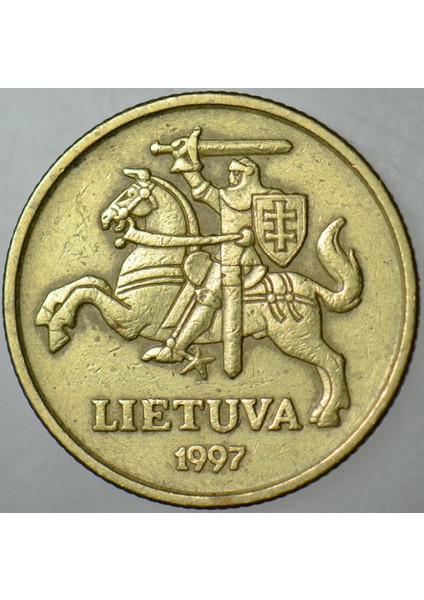 Litvanya 20 Centu 1997 Bu Tipin Basılmaya Başlandığı Ilk Yıl. fırsatları