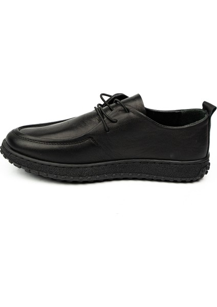 2610 Missmamma Siyah Deri Günlük Kadın Ayakkabı modelleri