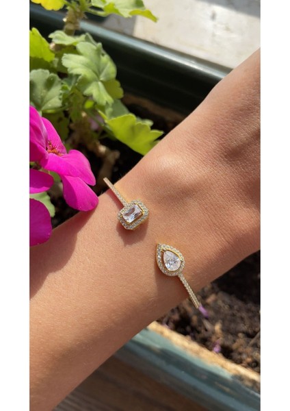 Altın Kaplama Ithal Yüksek Kalite Markiz Model Bilezik Damla Baget Kelepçe Bilezik 925 Ayar Gümüş fiyatları