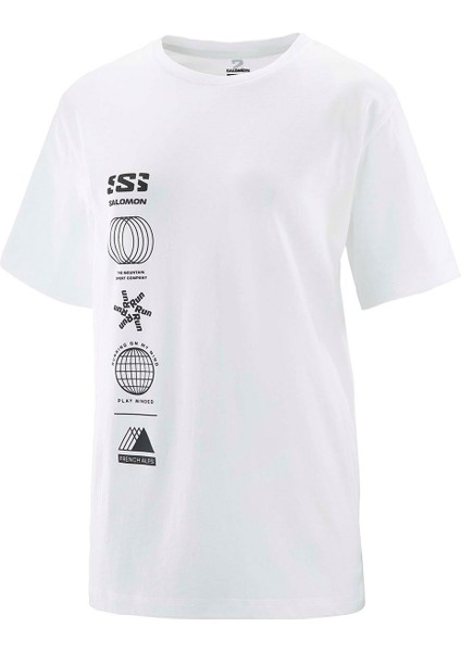 Logo Combo Kadın Beyaz Tişört modelleri