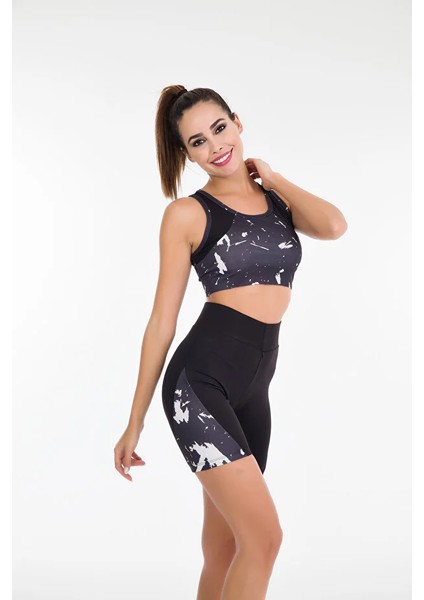 Lady Siyah Gri Şortlu Sporcu Takım fiyatları
