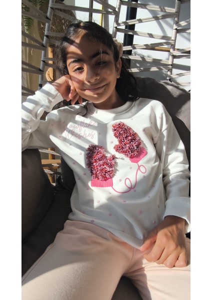 Kız Çocuk Sweatshirt Bluz Rahat Modern Şık Yumuşacık, Canlı Renkler fırsatları