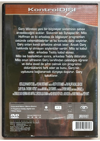 Kontrol Dışı Antitrust DVD (Orijinal Dönem Baskı Dvd) fiyatları
