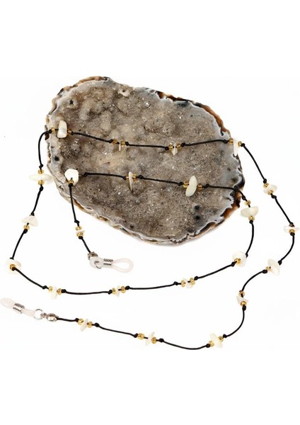 Sedef Taşlı Gözlük Askısı – Doğal Taş Gözlük Ipi fiyatları