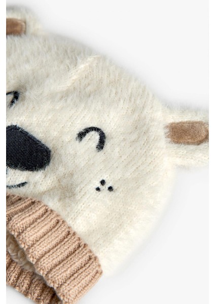 Unisex Bebek Ayı Desenli Bere modelleri