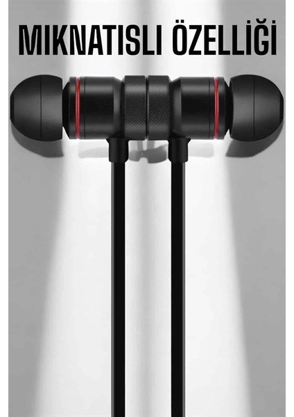 Kablolu Mıknatıslı Sport Kulaklık Bluetooth Bağlantılı modelleri