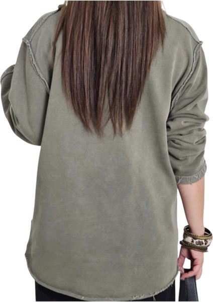 Yırtık Ağaçlı Sweatshırt modelleri