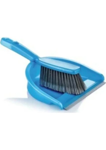 1 Adet Fırçalı Faraş Seti Temizlik Süpürgesi Lastik Uçlu Faraş ve Fırça Seti