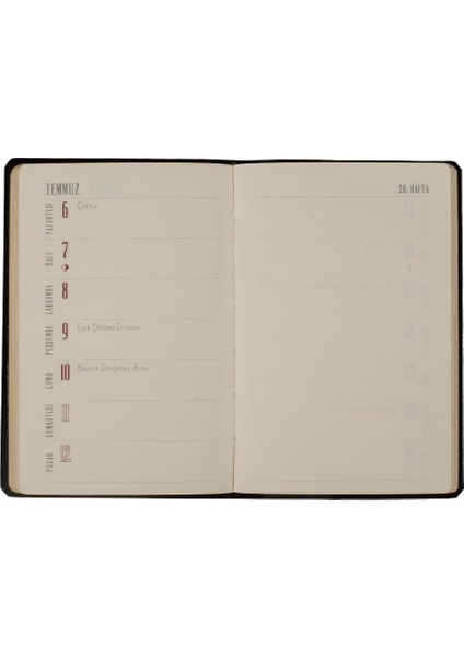 Ajandası Yeniköy 2026 Lacivert - Haftalık Keten Sert Kapak Cep Boy 9X14 fırsatları