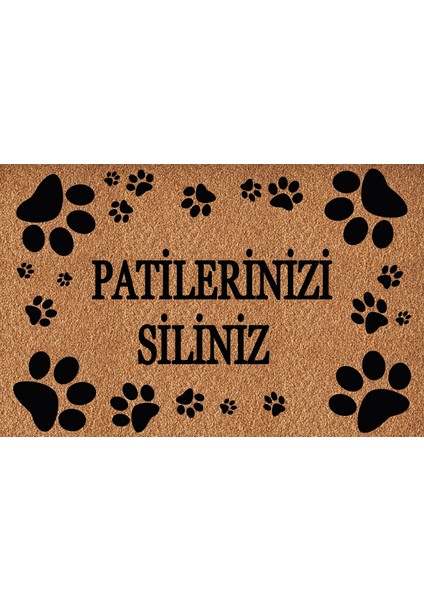 Dekoratif , Eğlenceli Dijital Baskı Kapı Önü Paspası - Paspas