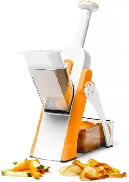 Çok Amaçlı Basmalı Sebze Dilimleyici Doğrayıcı Mandolin Brava Spring Slicer Kitchenmate (4915) fırsatları