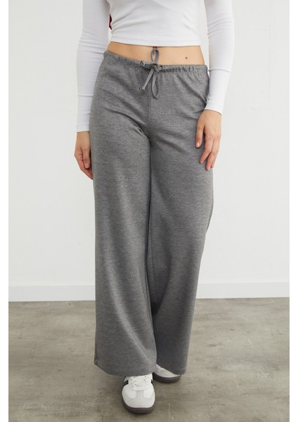 Beli Bağlamalı Bol Paça Modal Pantolon fırsatları
