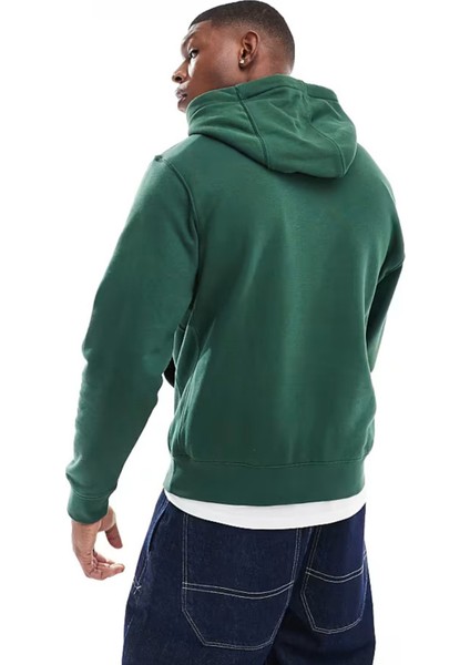 Clup Fleece Pullover Bb Hoodie Şardonlu Erkek Yeşil Sweatshrit modelleri