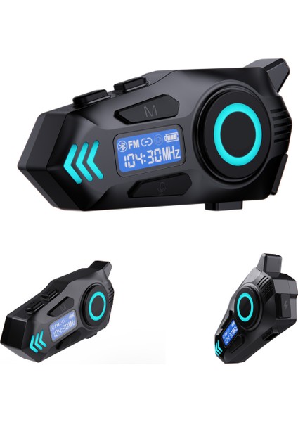 K09 Intercom Bluetooth Motosiklet Kask Kulaklığı – Çift Yönlü Intercom ve Müzik Desteği