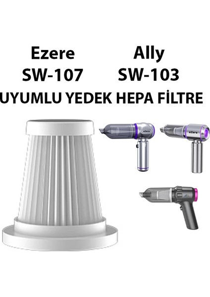 Ezere SW-107 ve Ally SW-103 ile Uyumlu Yedek FILTRE-(1903)