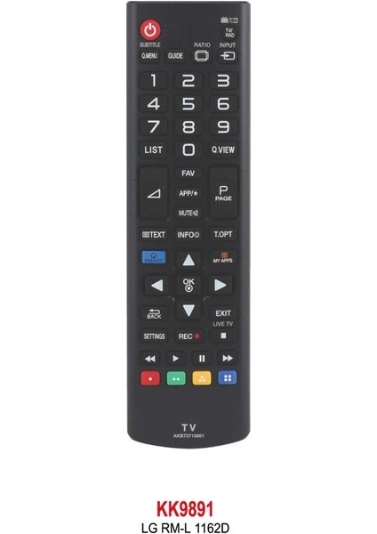 Rm-L 1162D LCD Kumanda