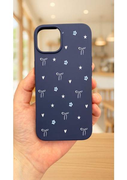 iPhone 12 ve 12 Pro Uyumlu Mini Fiyonk Desenli Silikon Darbe Emici Klasik Korumalı Rubber KILIF277 fiyatları