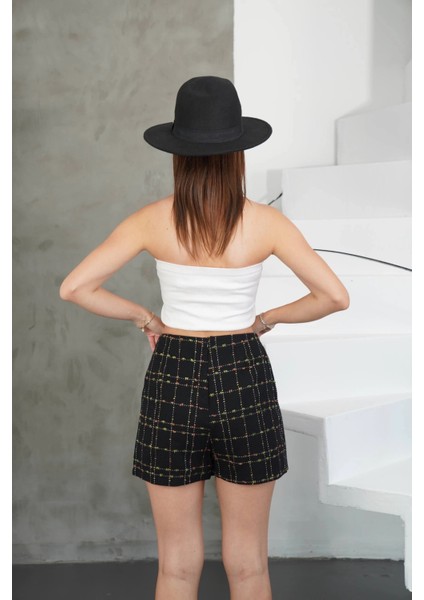 Iki Düğmeli Şort Etek Siyah H26414 fırsatları