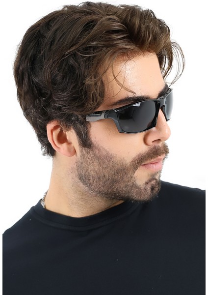 Erkek Siyah Sportif UV400 Güneş Gözlüğü Oksit Detay WP25-3 fiyatları