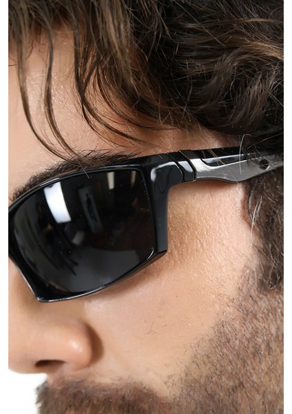 Erkek Siyah Sportif UV400 Güneş Gözlüğü Oksit Detay WP25-3 indirimleri