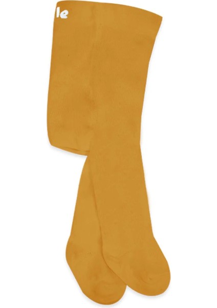 Penye Tekli Külotlu Çorap BS1001 Koyu Hardal