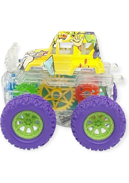 Sürtmeli Işıklı Off-Road Aracı - 7310 - Mor (Lisinya)