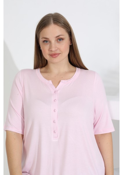 Kadın Bambu Kısa Kol Gecelik fırsatları